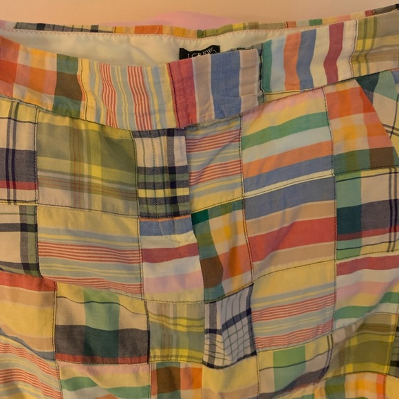 J Crew multi colored skirt really cute size 6 - Picture 8 of 9